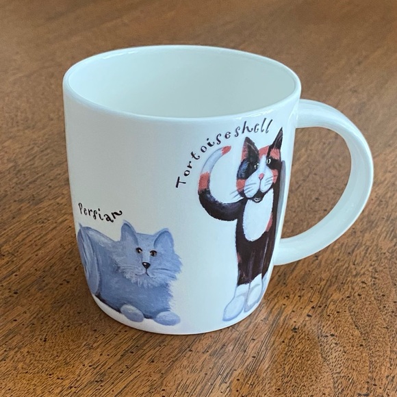 Roy Kirkham Fine Bone China Mug Cats Angora Manx Persian Tortoiseshell England - Picture 2 of 10